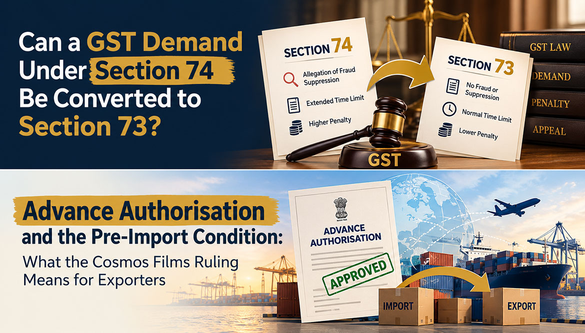Advance Authorisation and the Pre-Import Condition: What the Cosmos Films Ruling Means for Exporters